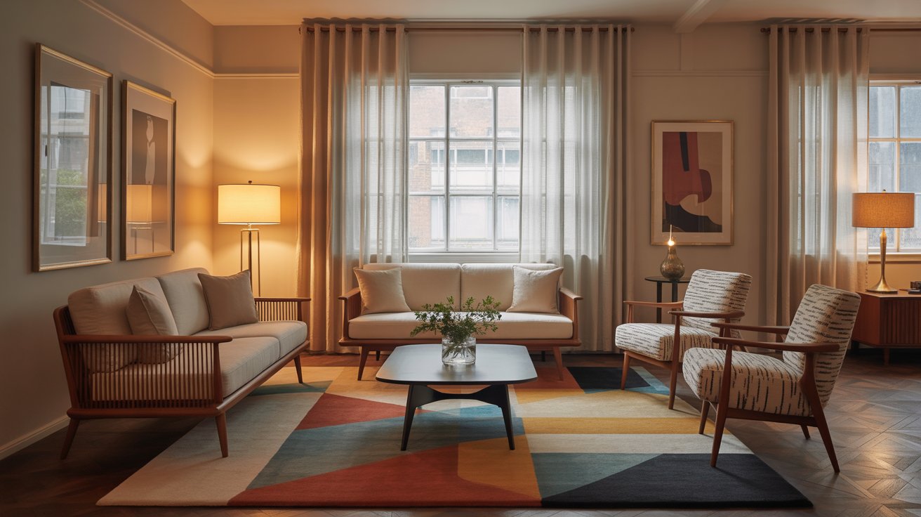 Mid Century Modern Living Room