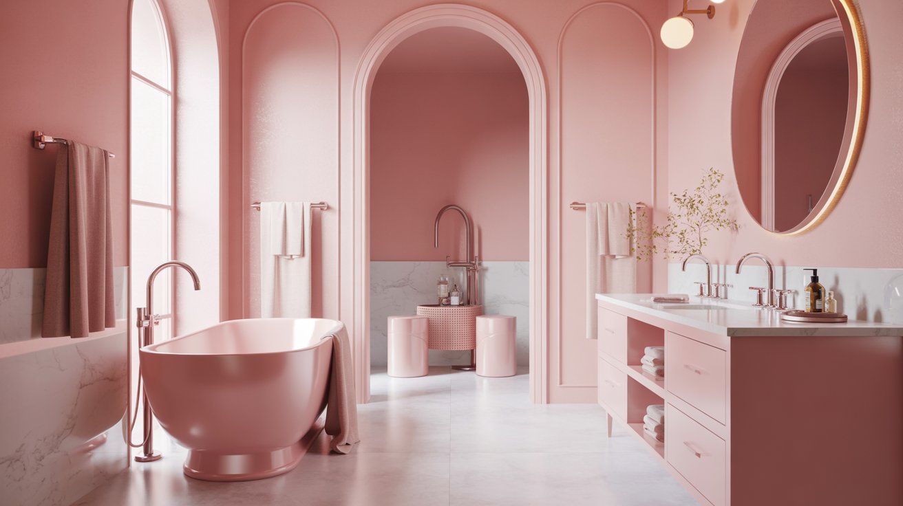 25 Stunning Pink Bathroom Ideas You’ll Love