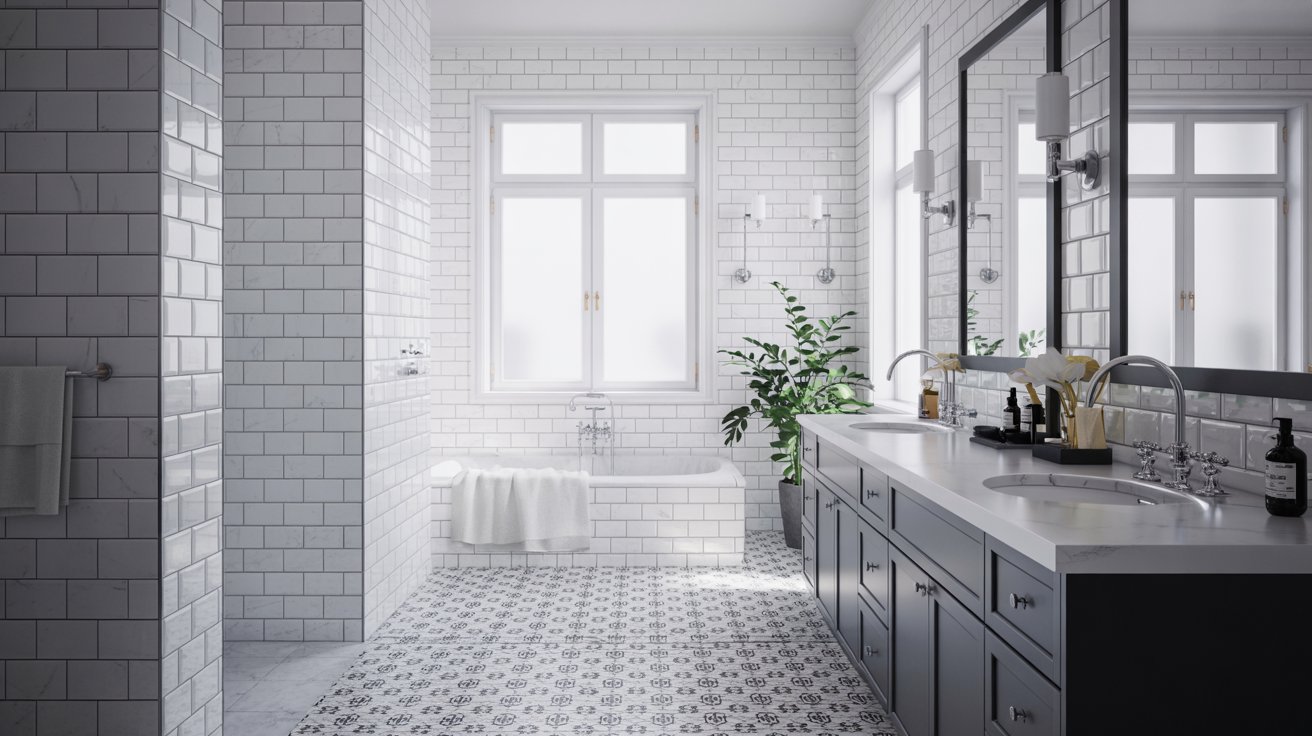 Black and White Bathroom Ideas