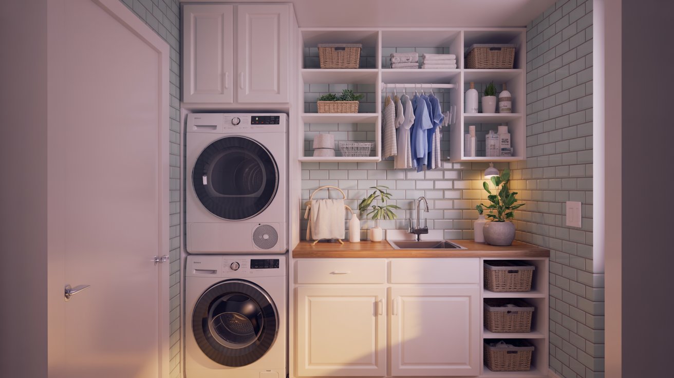 Small Laundry Room Makeover