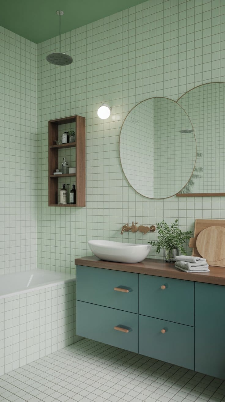 Add a Touch of Green and Blue