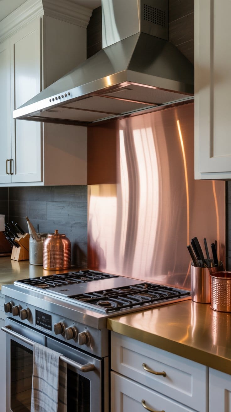 Bring in Metallic Finishes