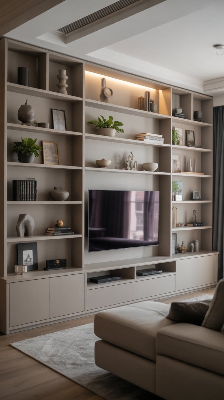 Creating a Functional Layout with Wall Storage