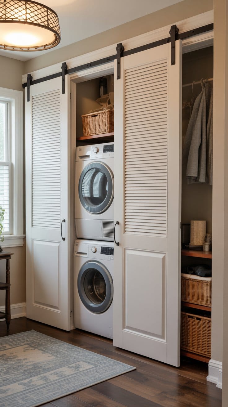 Creative Ways to Hide Your Laundry Area