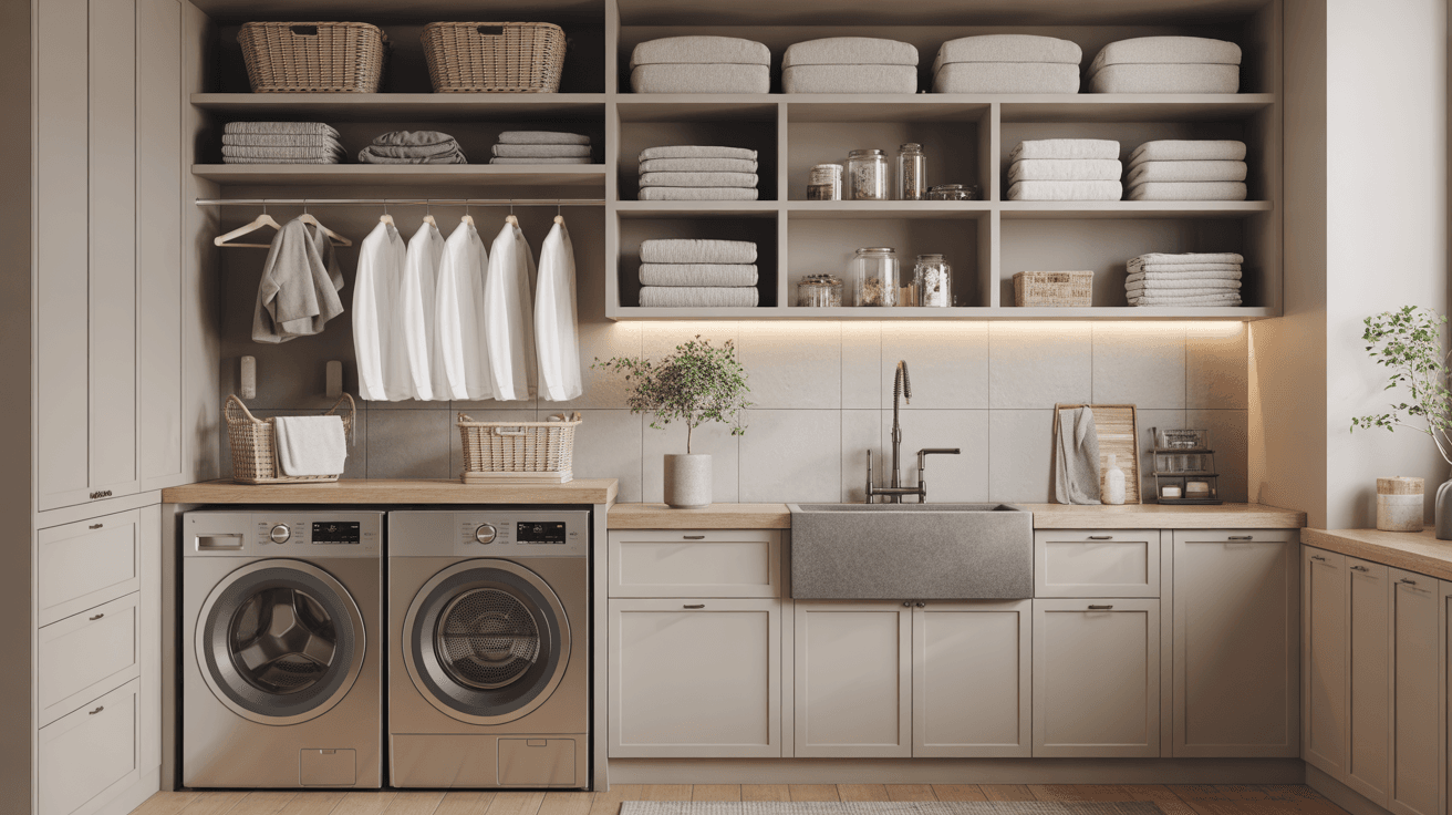 30 Must Have Essentials For an Elegant Laundry Room