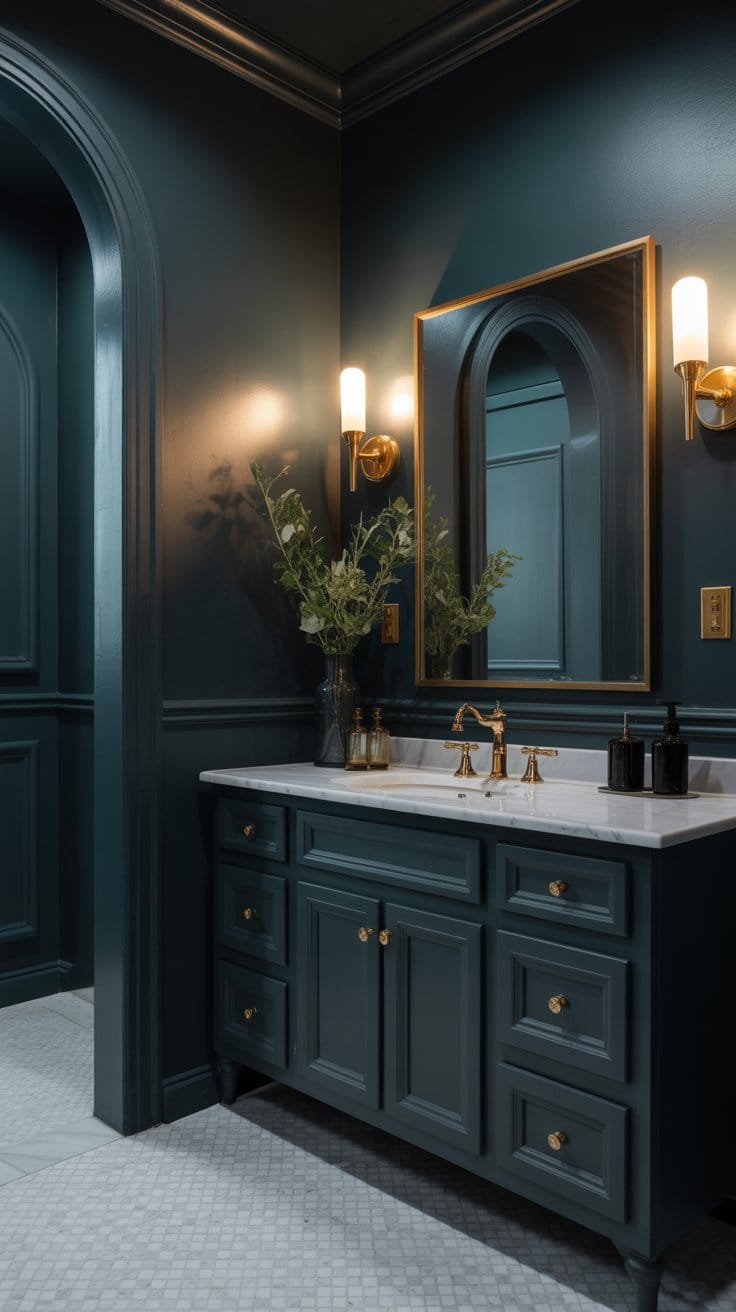 Go Bold with Dark Interiors