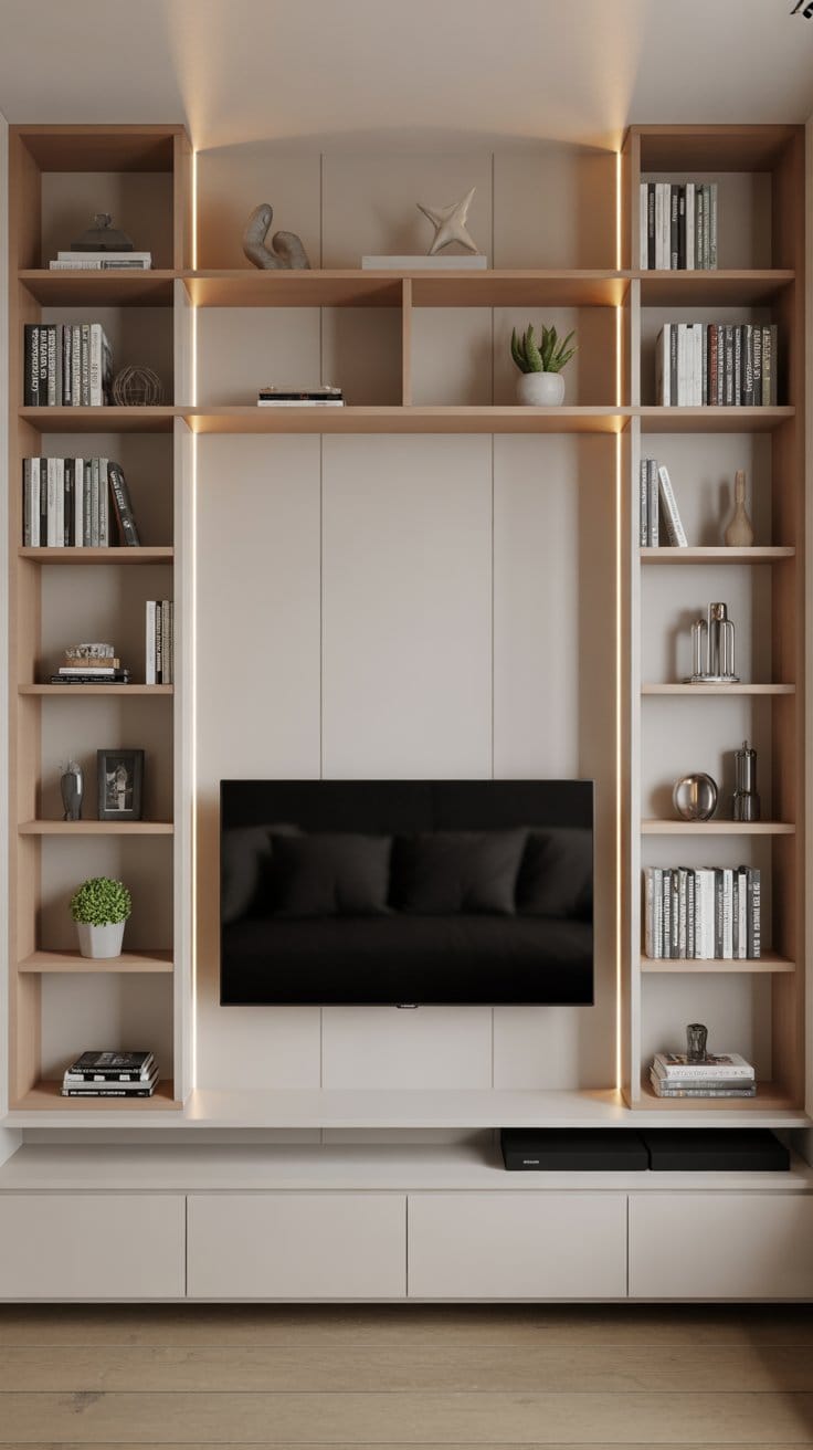 How to Style Built-Ins Around a Media Console