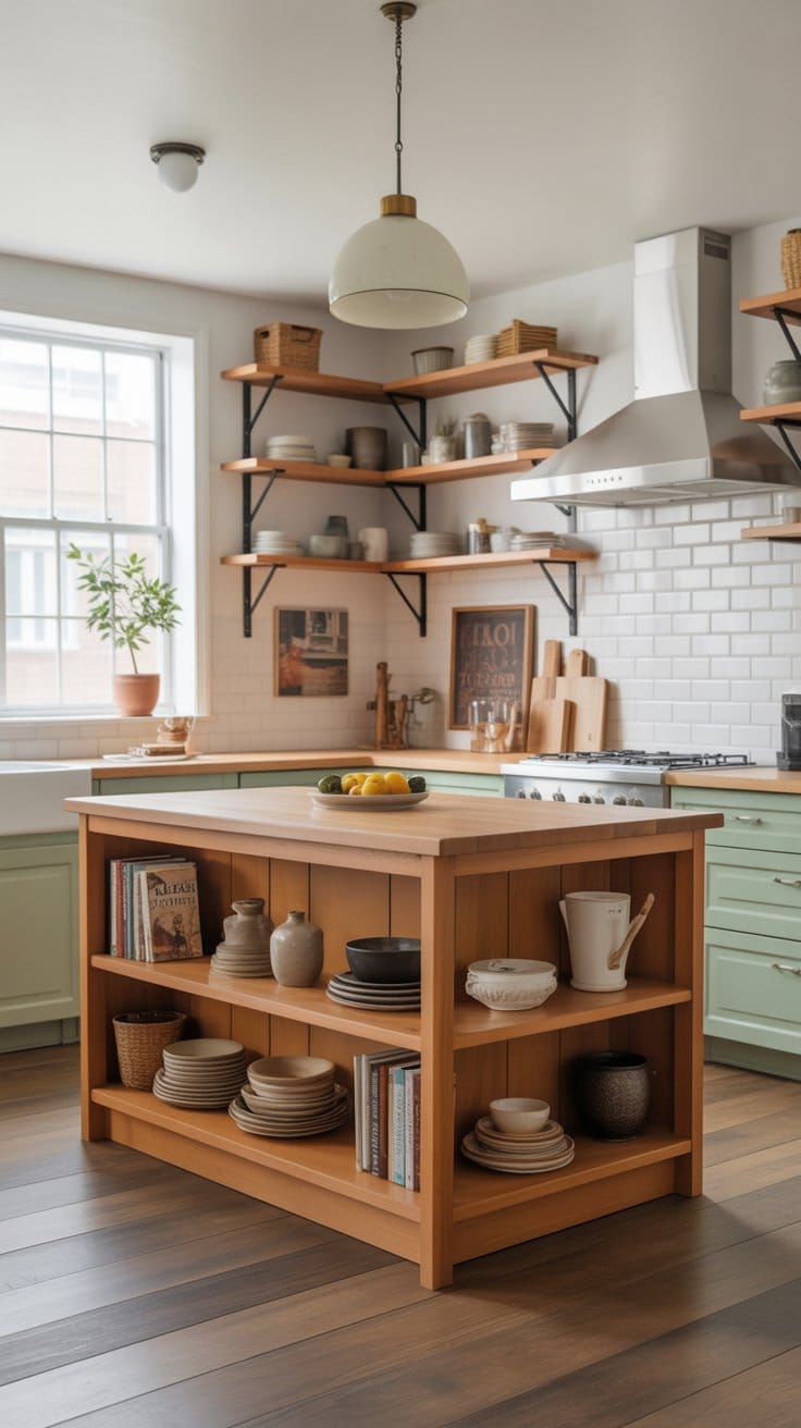 Include Open Shelving