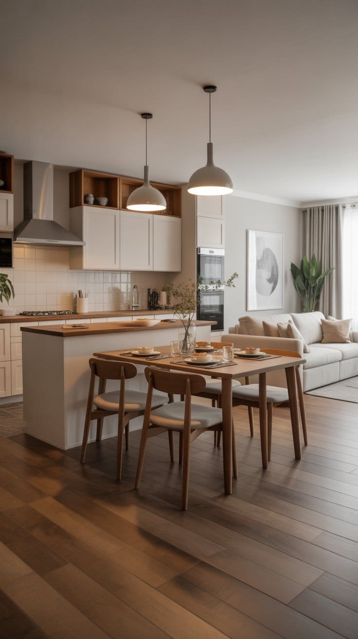 Include a Compact Dining Zone