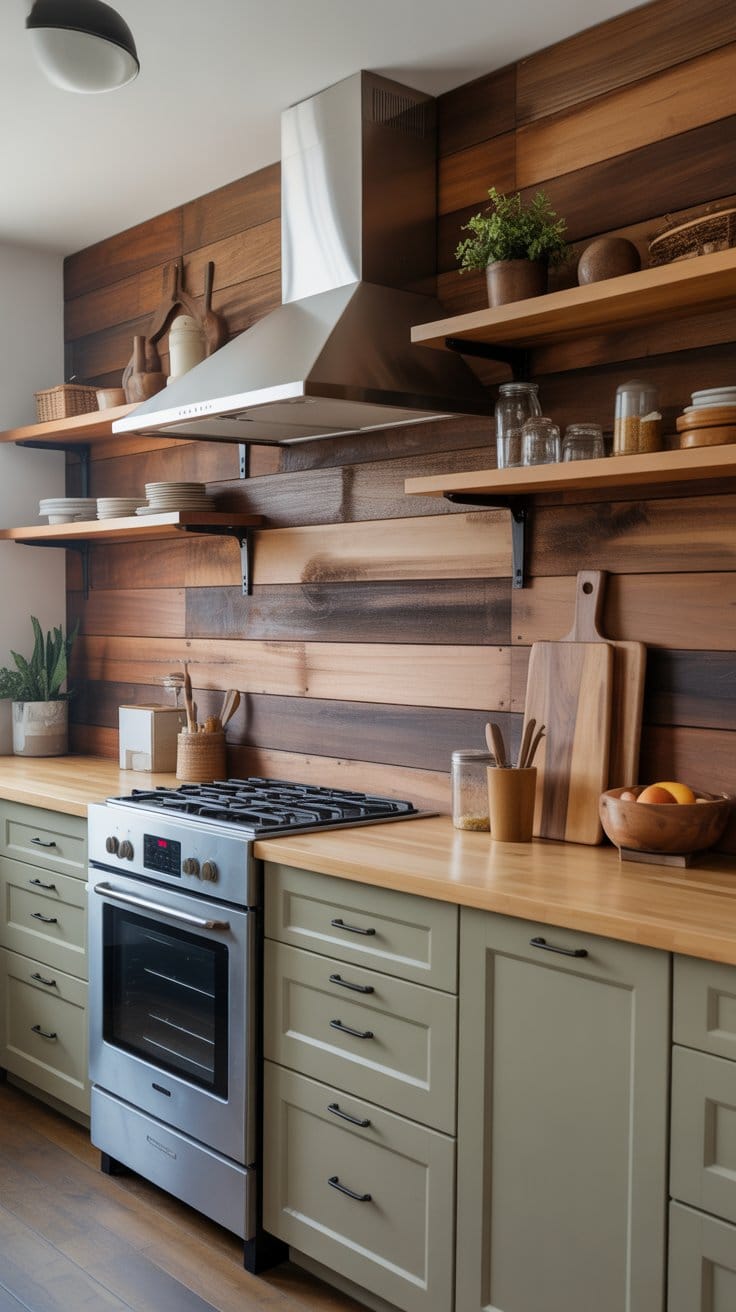 Incorporate Wood for Warmth