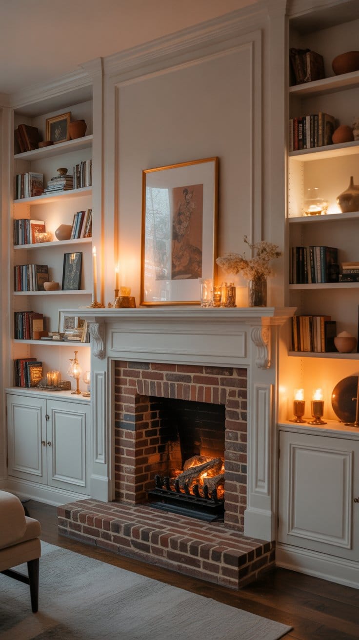Incorporating Fireplace Built-Ins for Warmth and Charm