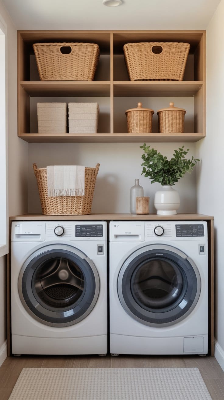 Minimalist Décor for Small Laundry Spaces