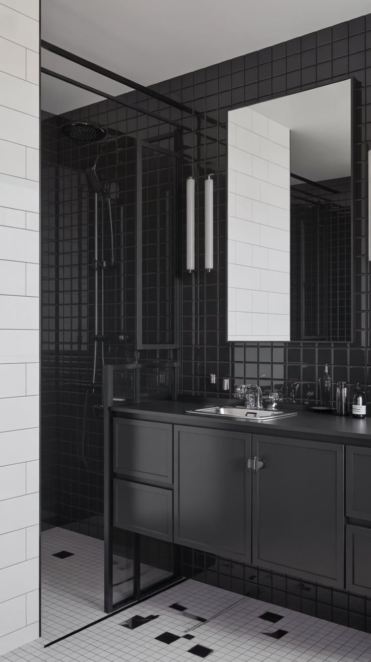 Mix Glossy and Matte Finishes