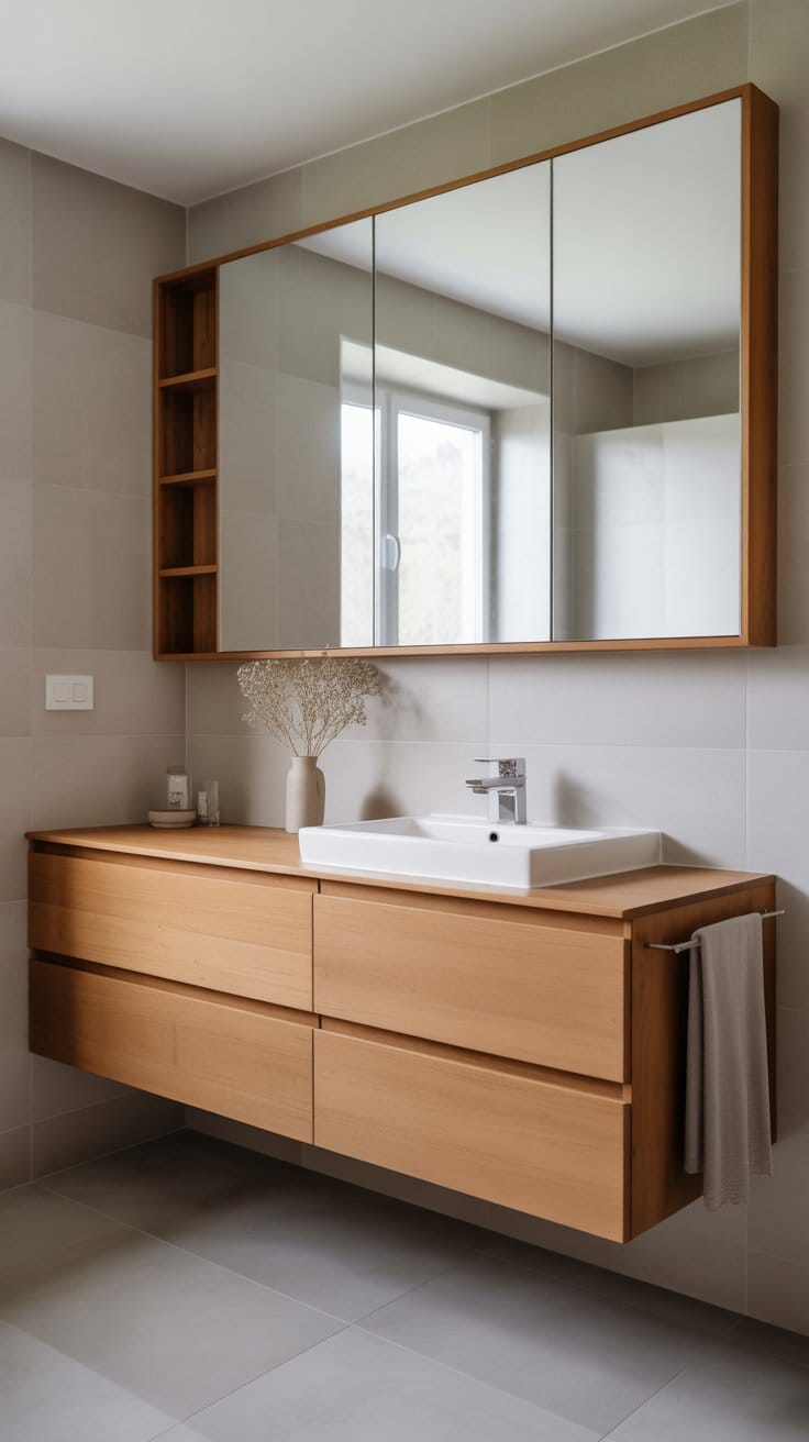 Opt for Floating Vanities