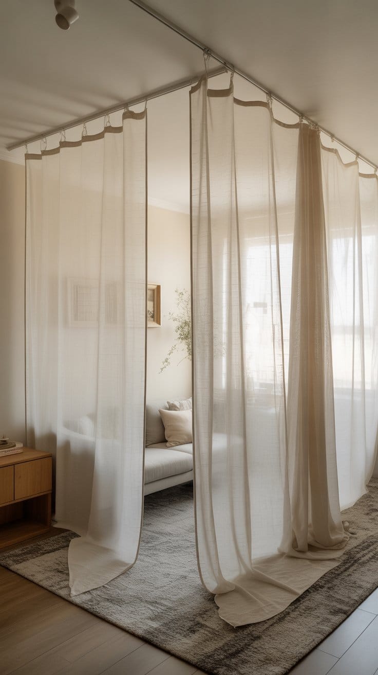 Try Transparent Fabric Panels