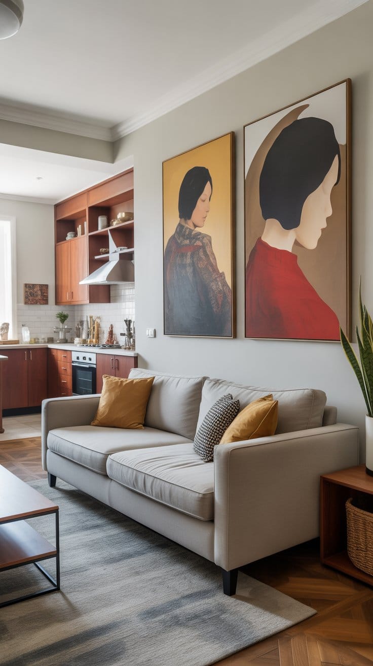 Use Art and Decor as Visual Anchors