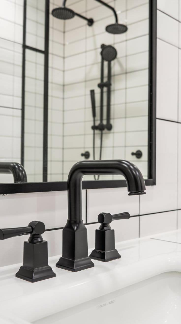 Use Black Fixtures for Drama