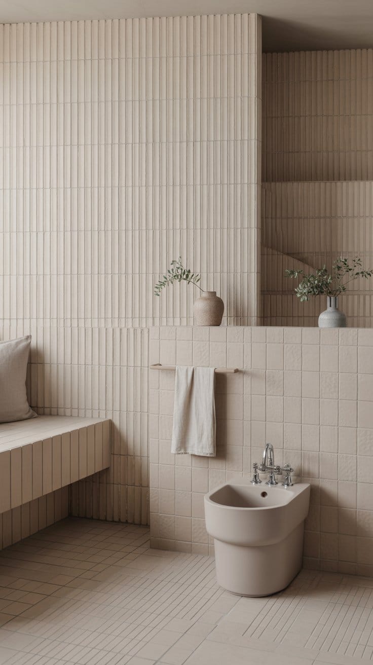 Use Textured Walls or Tiles