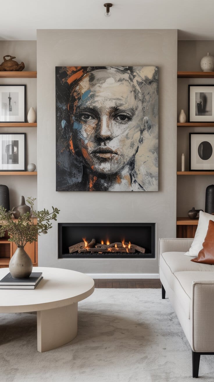 Use a Statement Art Piece to Create a Focal Point