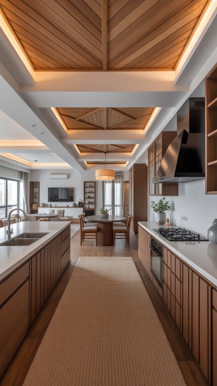 Use a Statement Ceiling Design