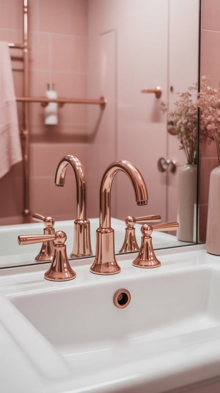 Add Glamour With Rose Gold Accents