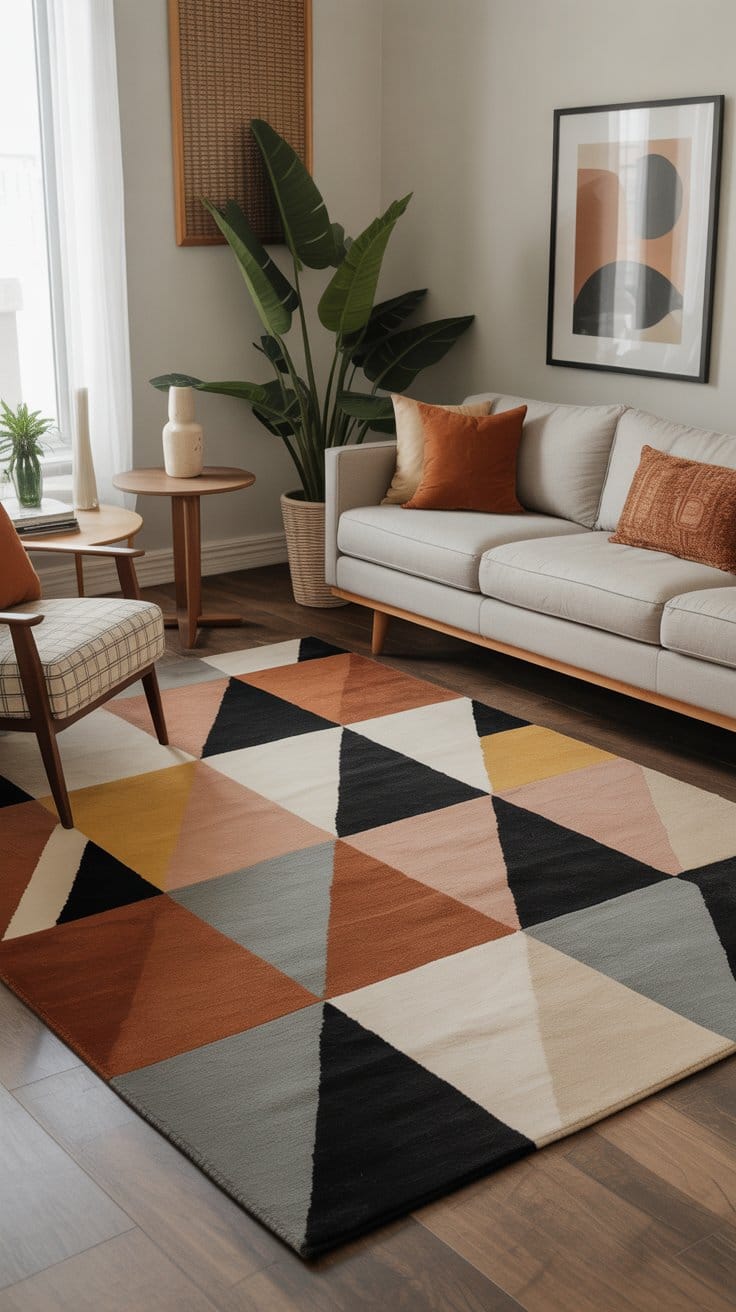 Add a Geometric Rug for Visual Interest