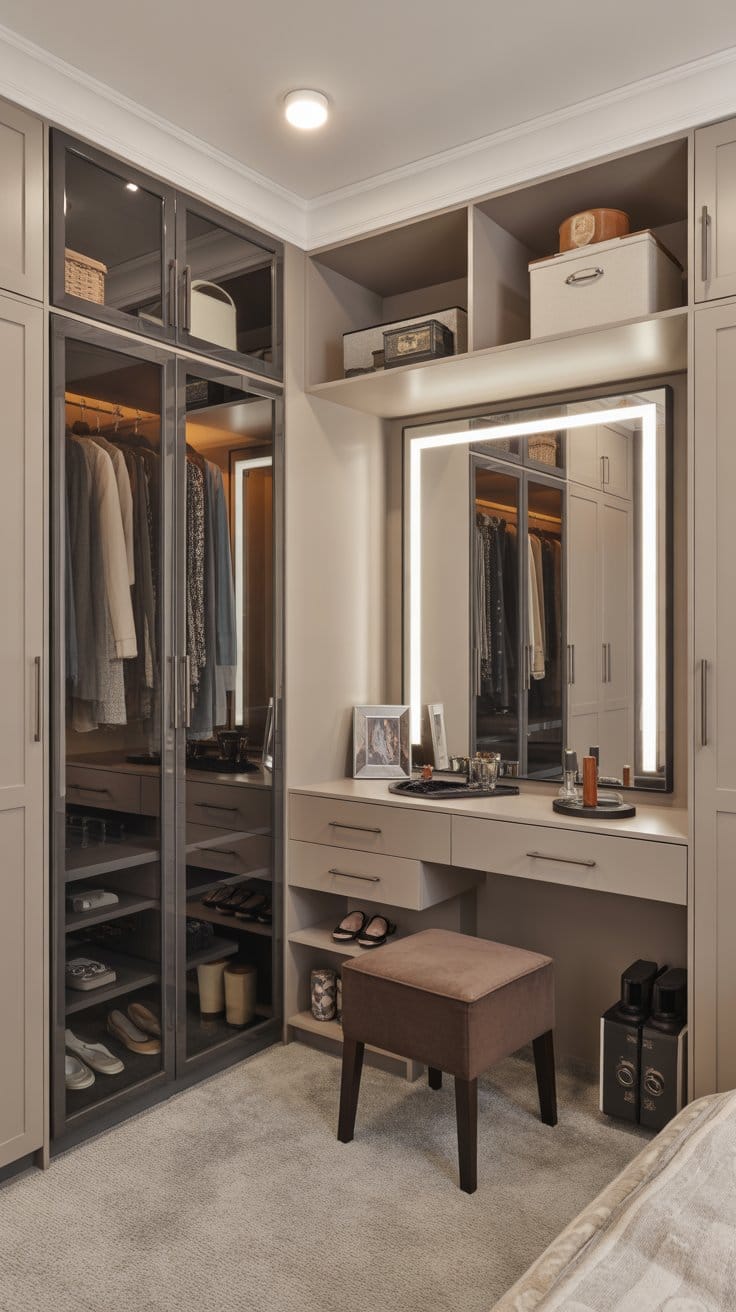 Adding a Dressing Area for Everyday Convenience