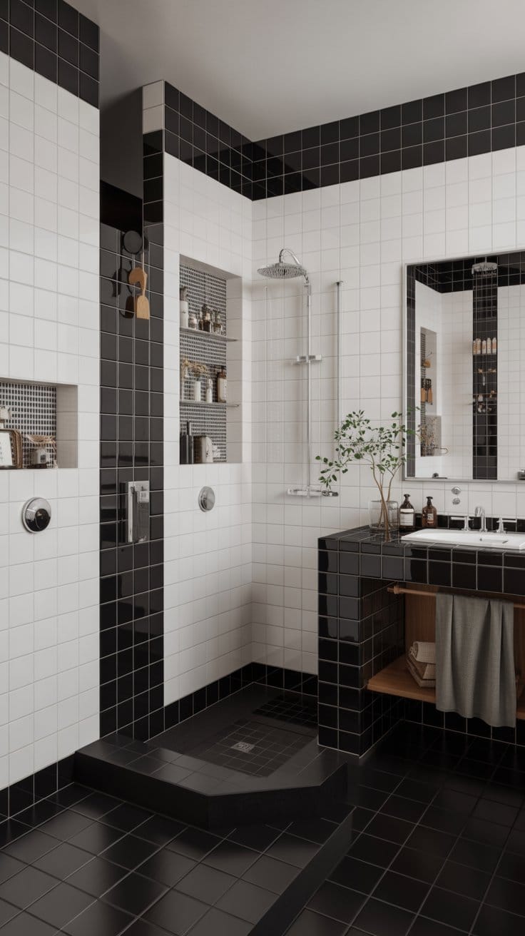 Bold Black and White Contrast