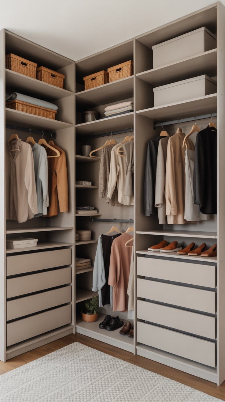 Creative Wardrobe Layouts to Maximize Efficiency
