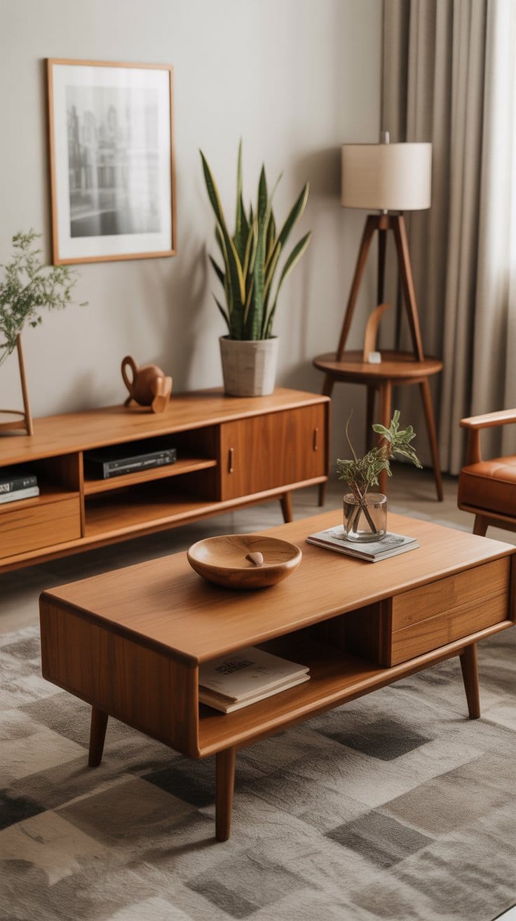 Iconic Wooden Furniture for a True Mid Century Feel