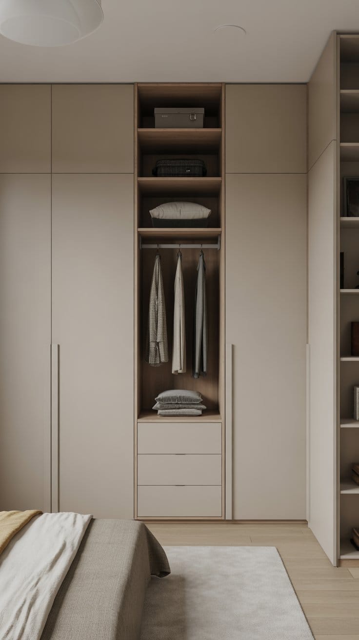 Minimalist Wardrobe Design Bedroom Ideas