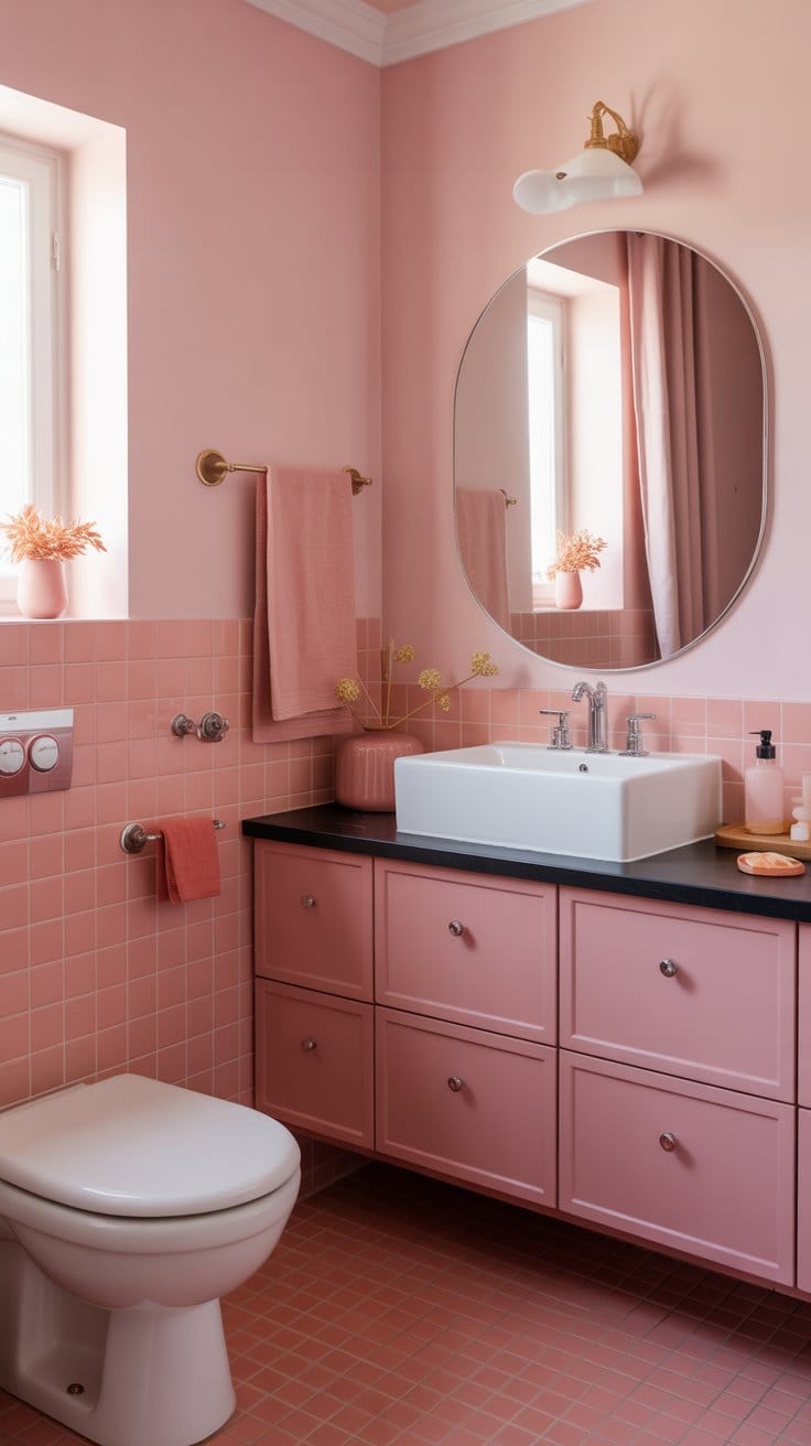 Mix Pink Shades for Depth and Character