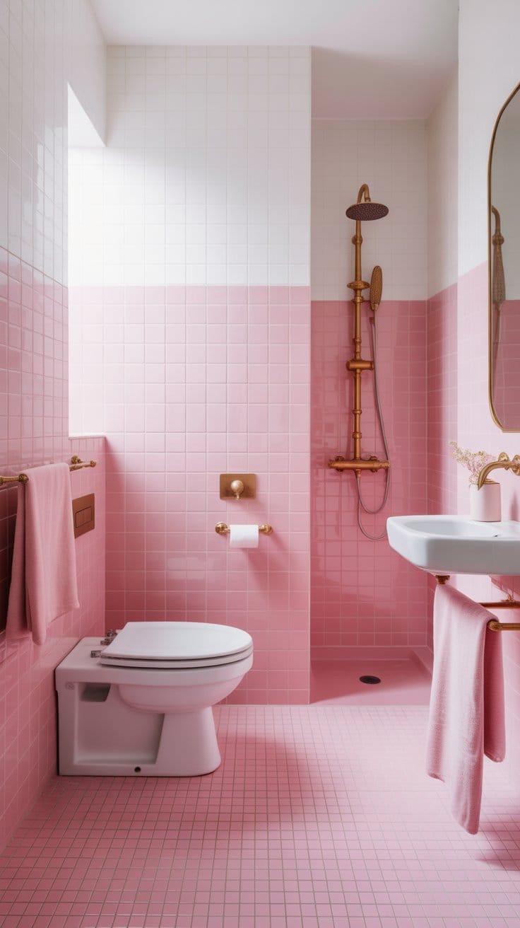 Mix Pink and White for a Fresh Look