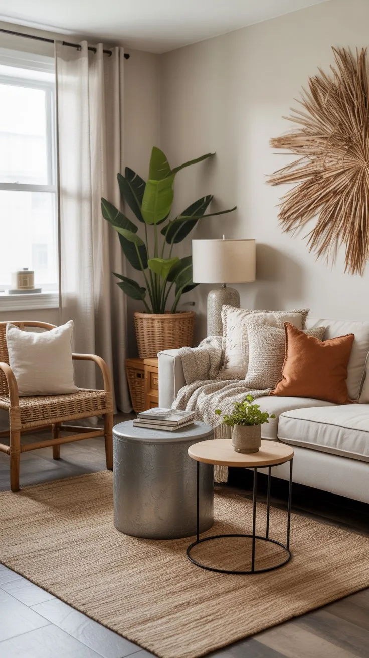 Mixing Textures for a Cozy Apartment Feel