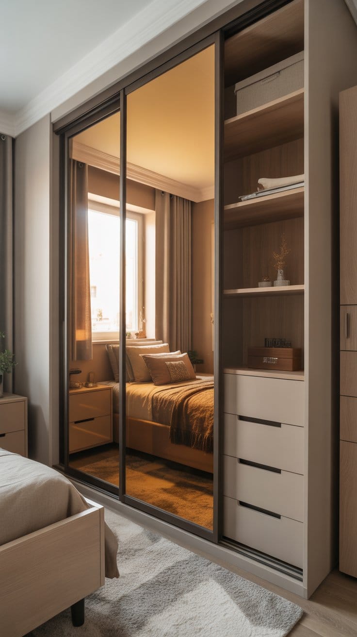 Sliding Door Wardrobe Ideas for Small Bedrooms