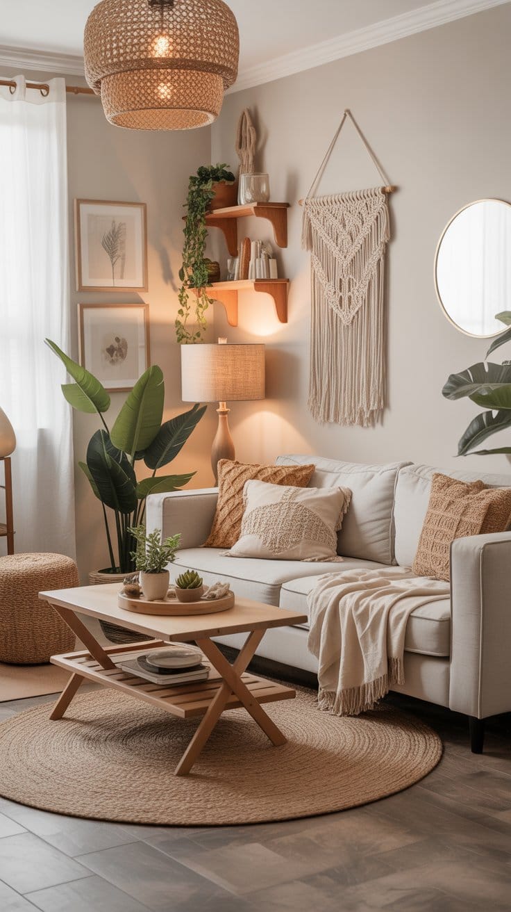 Small Space How to Make Boho Work in Tight Rooms