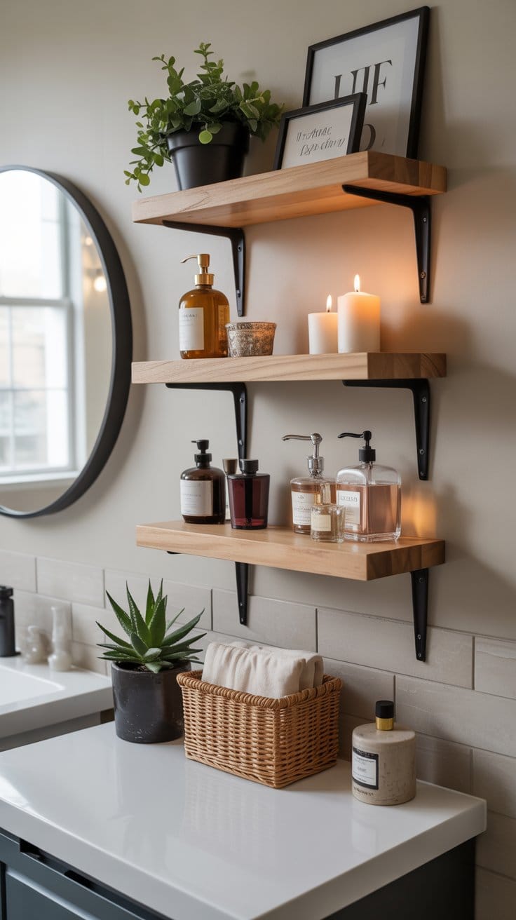 Use Floating Shelves to Save Space in Style