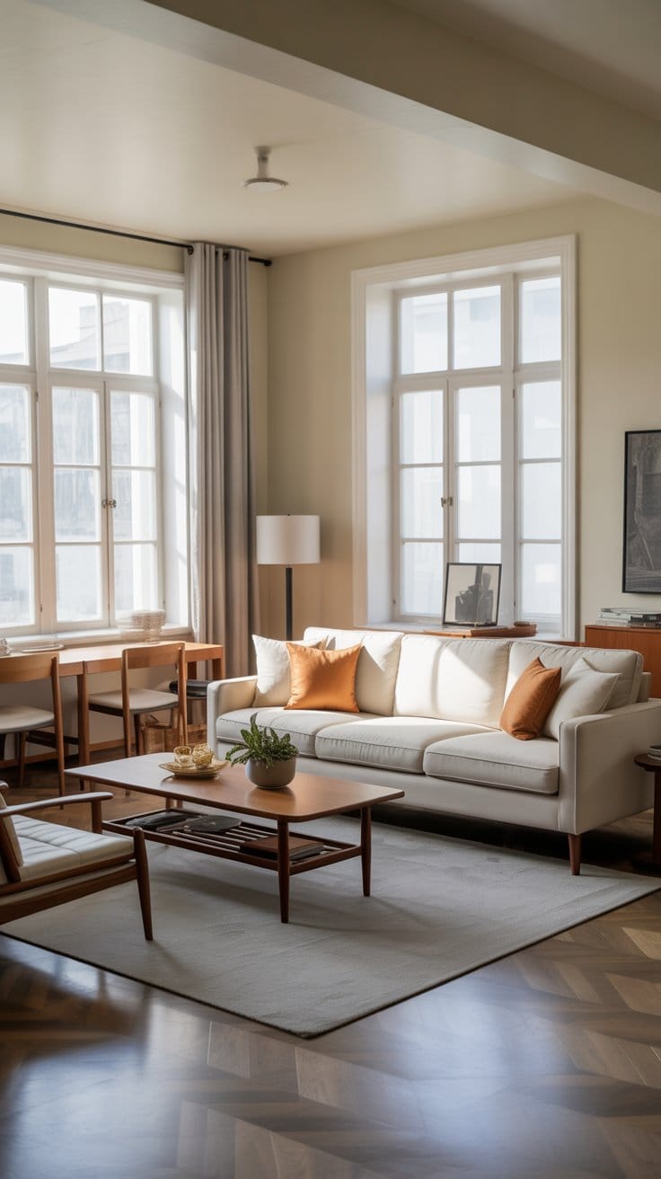 Use Low Profile Furniture for Spacious Vibe