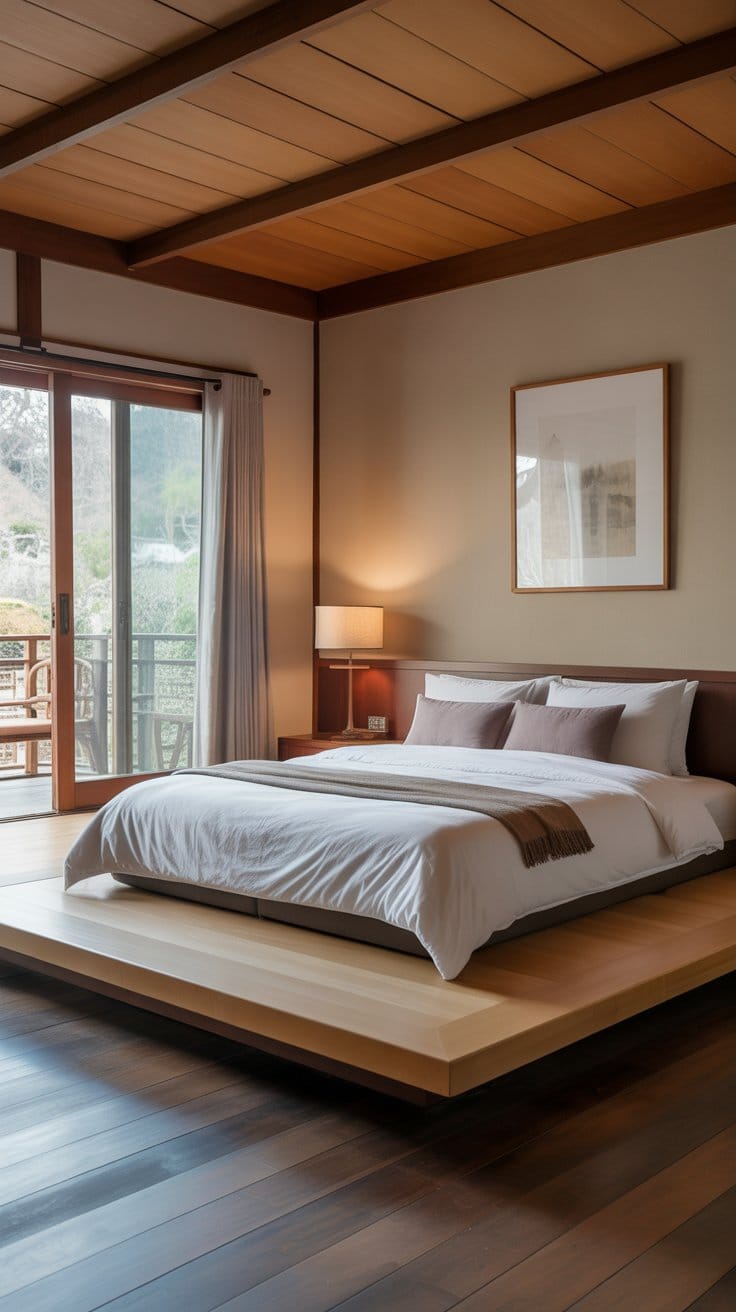 Use a Low Platform Bed