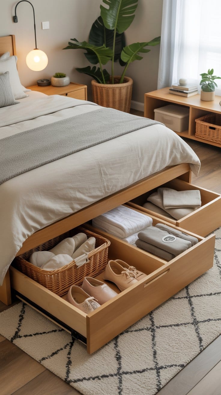 Utilize Under-Bed Storage