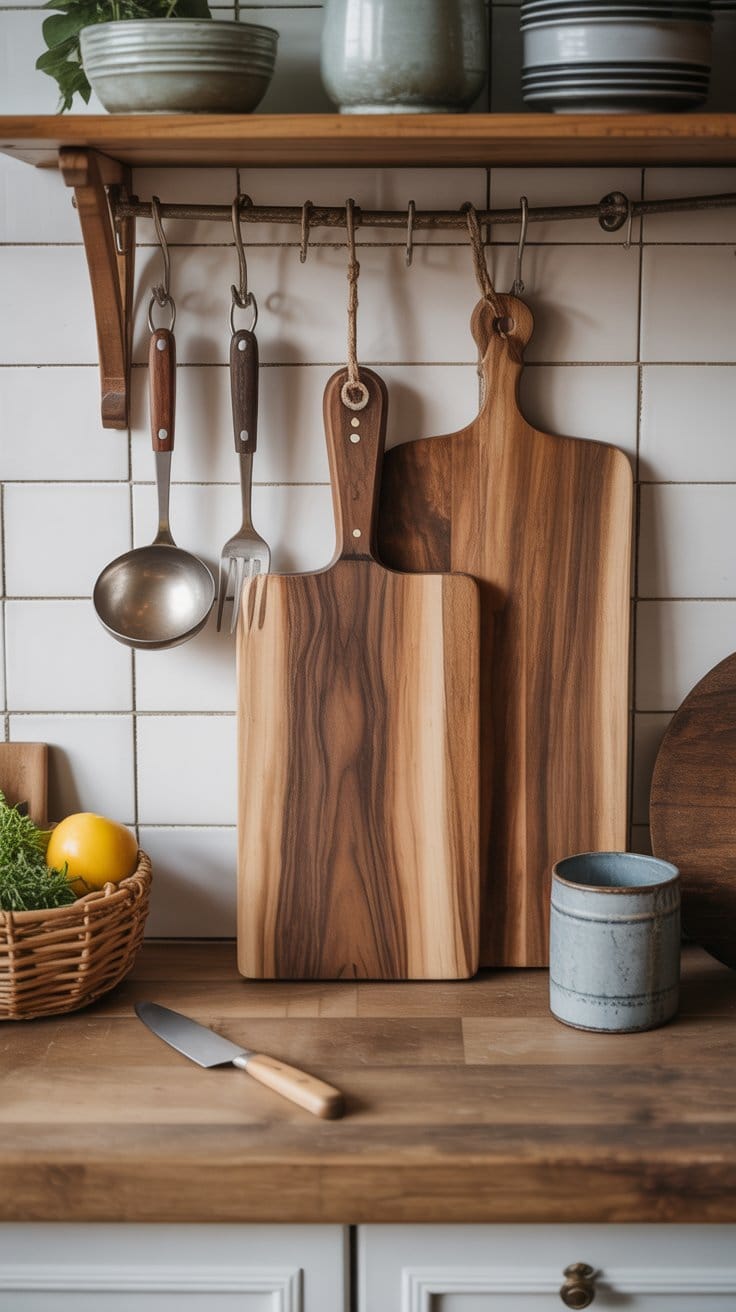 Wooden Utensils and Cutting Boards with Timeless Design
