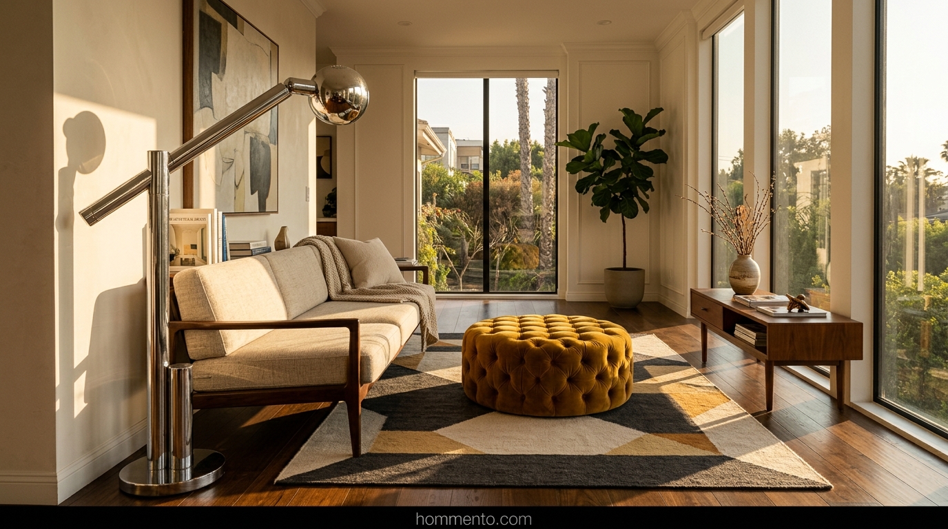 Mid Century Modern Living Room Vibe