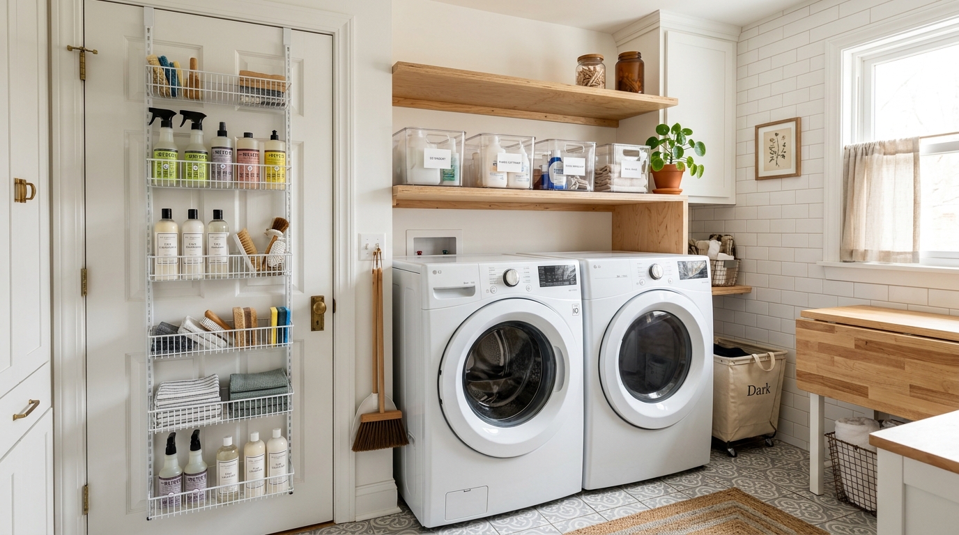 Small Laundry Room Organization