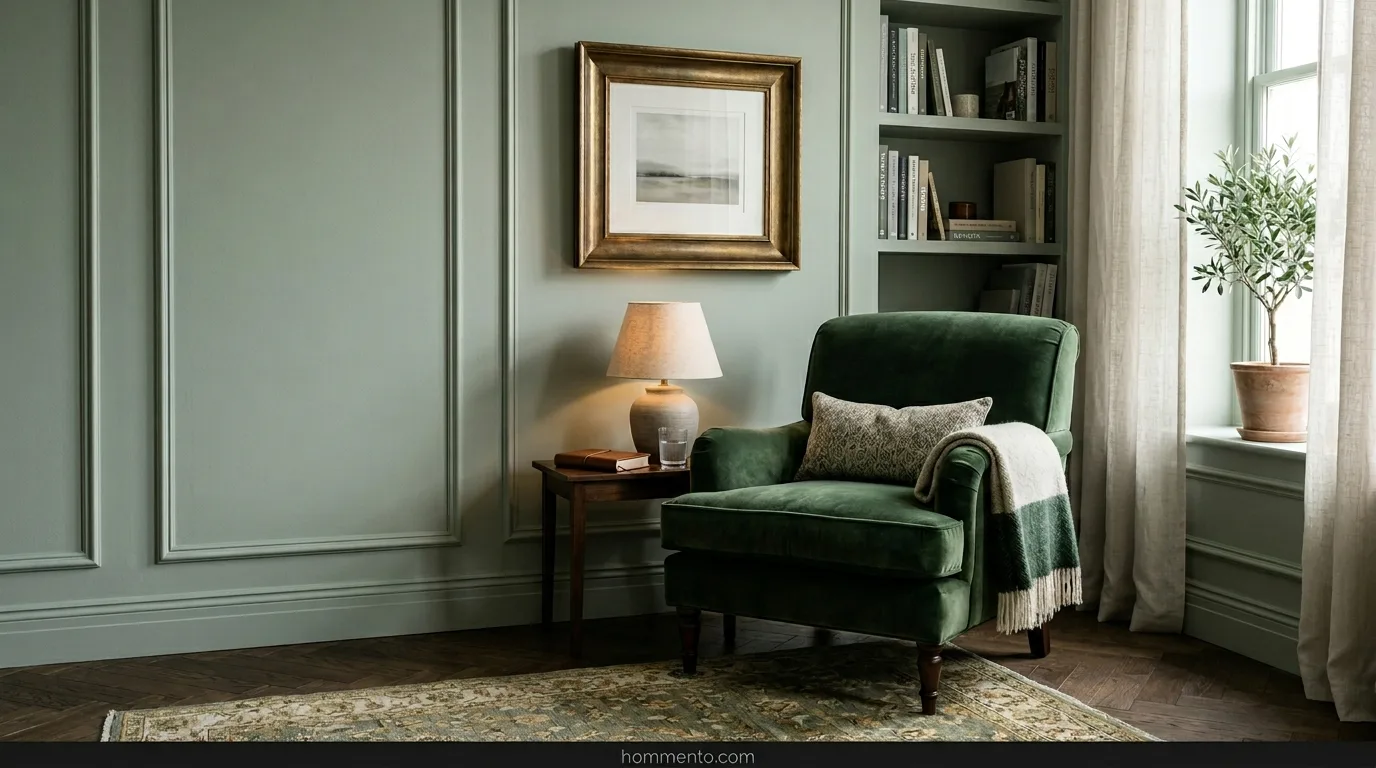 Sage Green Living Room Aesthetic