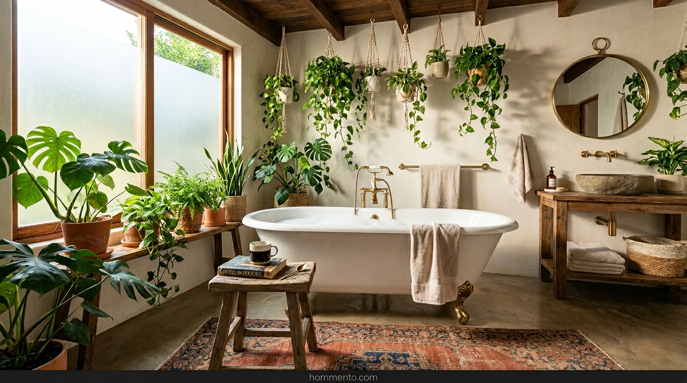 Boho Style Bathroom Inspiration