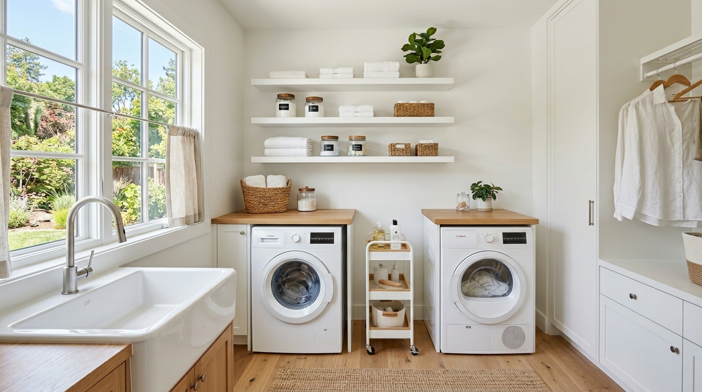 Laundry Room Organization Storage
